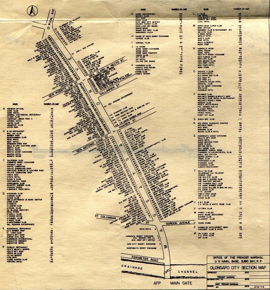 Olongapo City Map